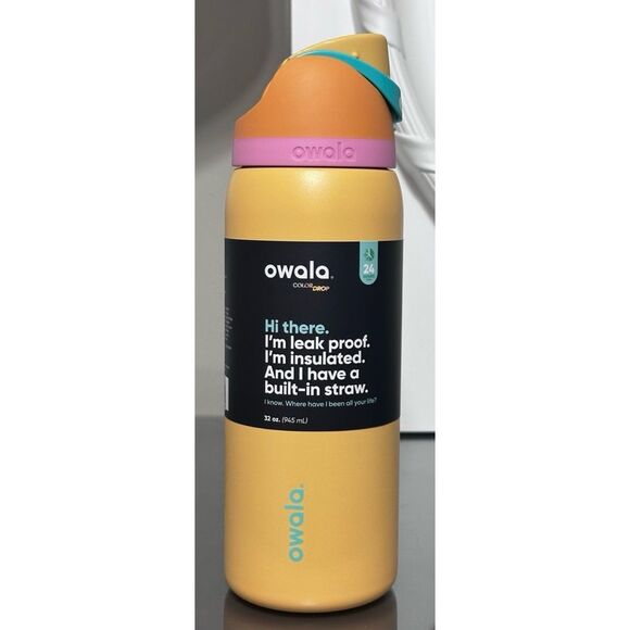 Owala COLOR DROP “TROPSICLE” 32oz‎ FreeSip Water Bottle